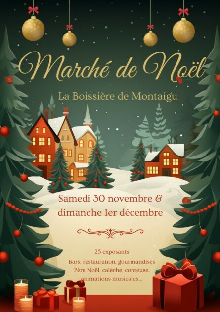 Marché de Noël de La Boissière de Montaigu