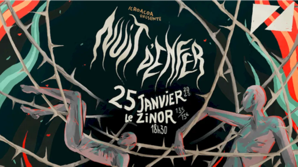 Nuit d'Enfer concert métal avec Le Zinor à Montaigu-Vendée (85)